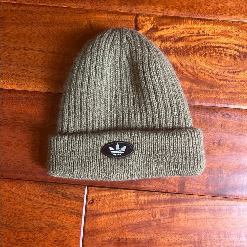 Green Adidas Originals Beanie